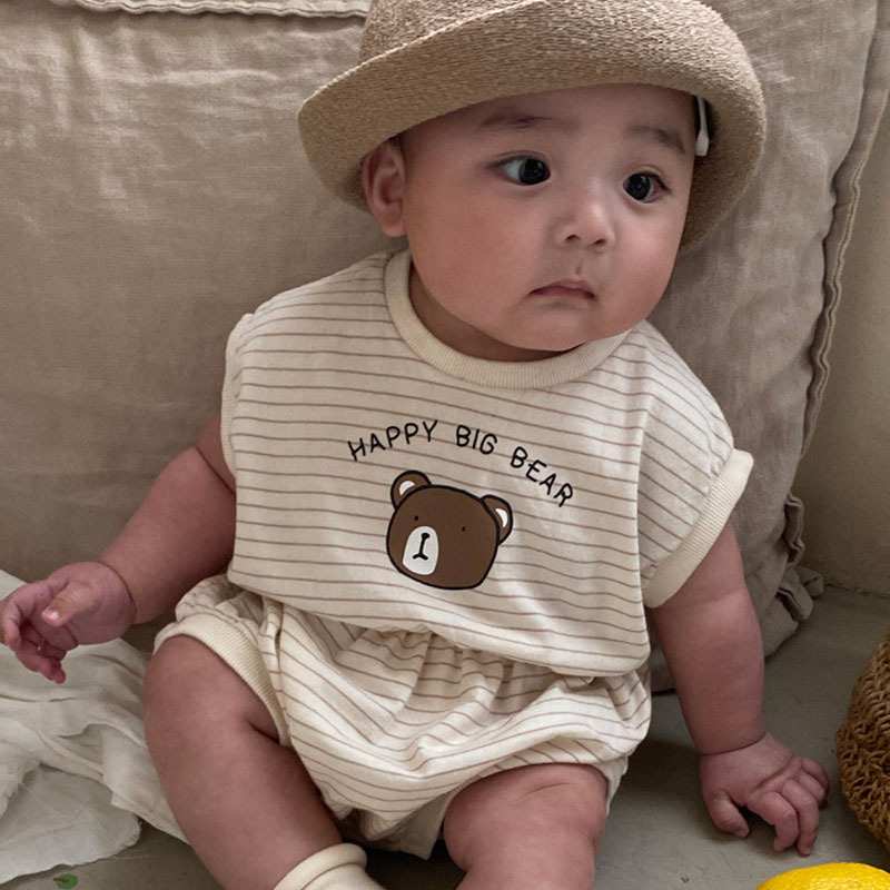 Baby Clothing Korea - 2026 Summer New Baby Cute Bear