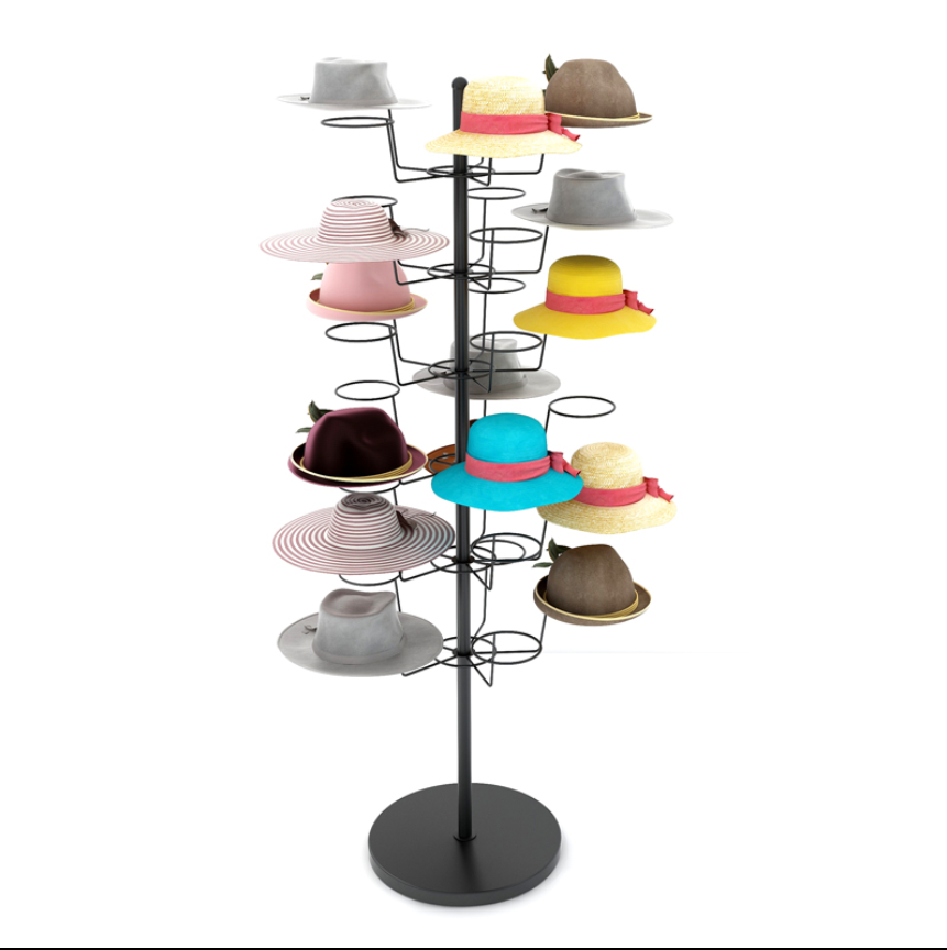 Baby Clothing Rack - New hat display booth hat rack