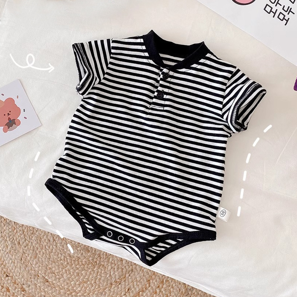 Baby Clothing Korea - Somenie Unisex Baby Outing Triangular Bodysuit