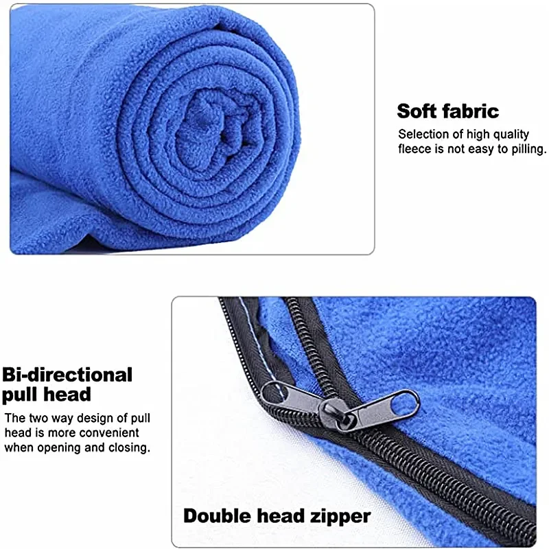 Portable Ultra-light Polar Fle - Fleece Sleep Bag review and price