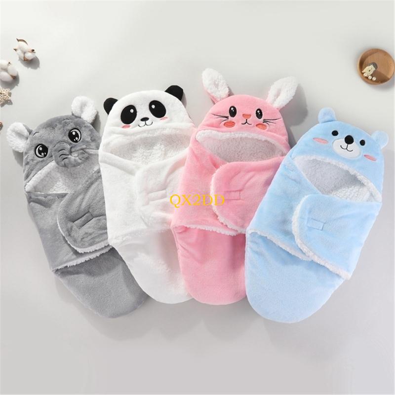 QX2D Newborn Baby Wrap Blanket - Fleece Sleep Bag review and price