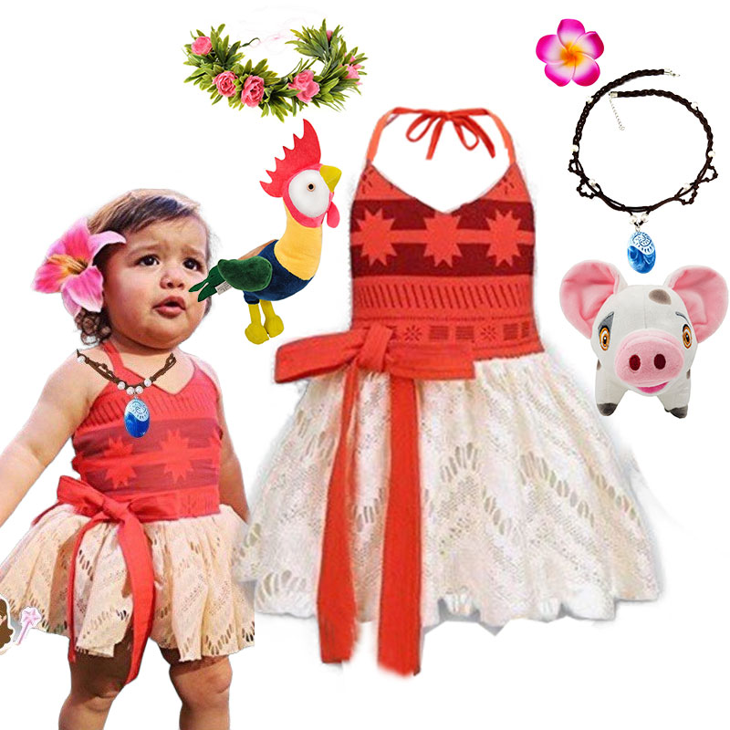 2026 Baby Girls Moana Halter D - Baby Clothing Hawaii review and price
