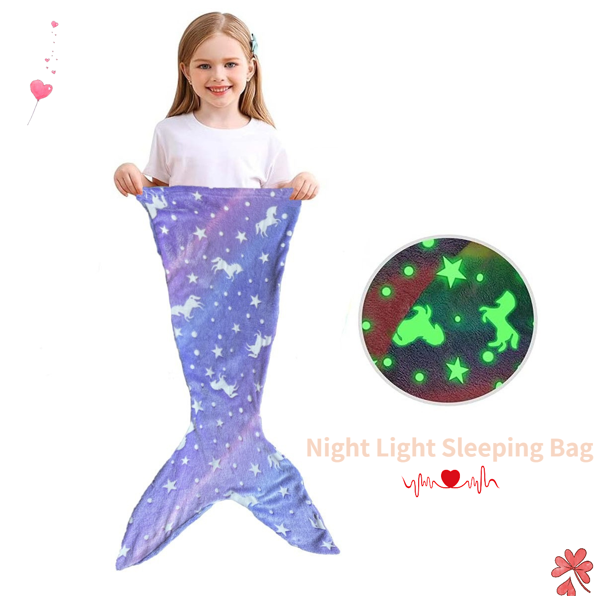 Sleeping Bag Costume Glow in T - Fleece Sleep Bag review and price
