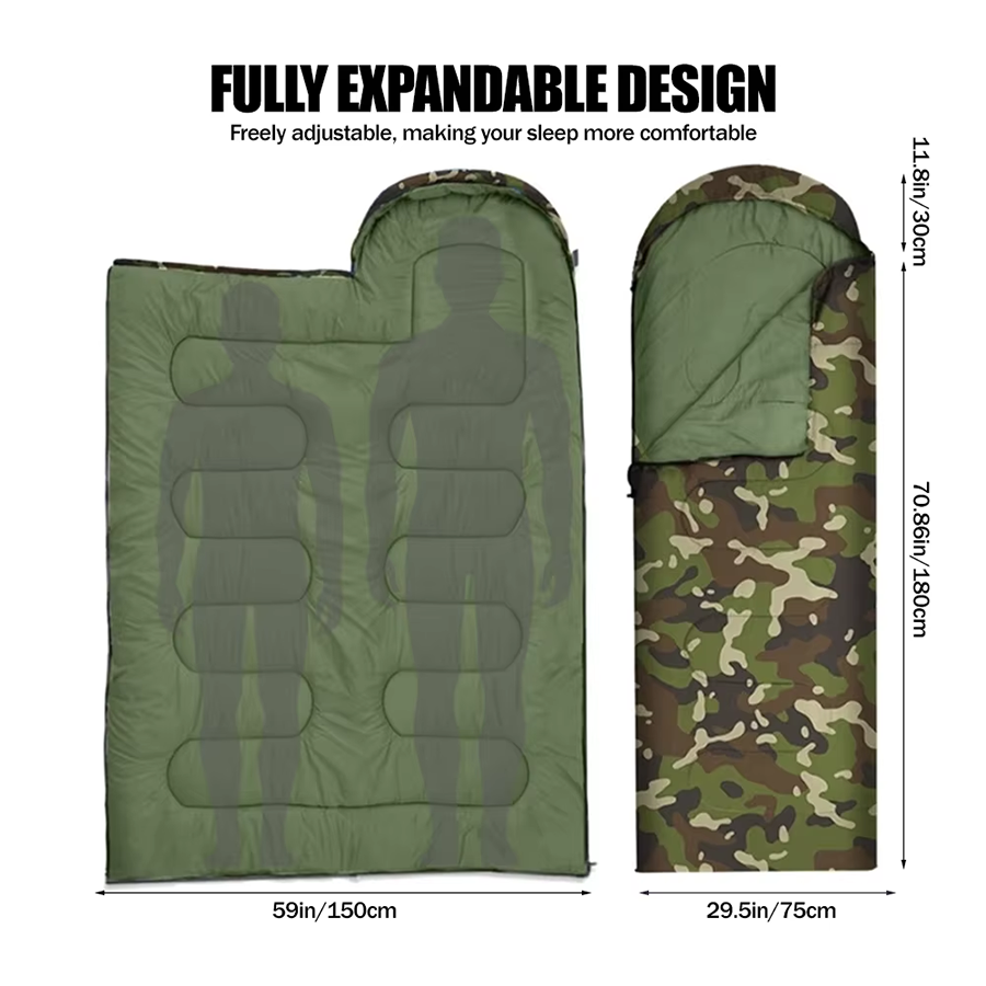 Dirt Proof Sleeping Bag Camouf - Fleece Sleep Bag review and price