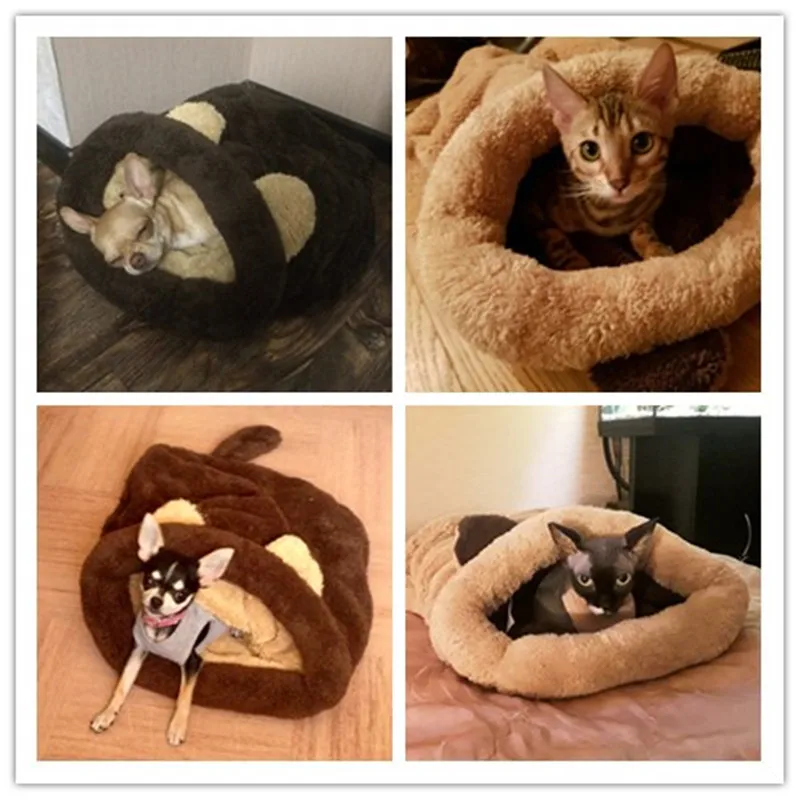 Warm Coral Fleece Cat Sleeping - Fleece Sleep Bag review and price