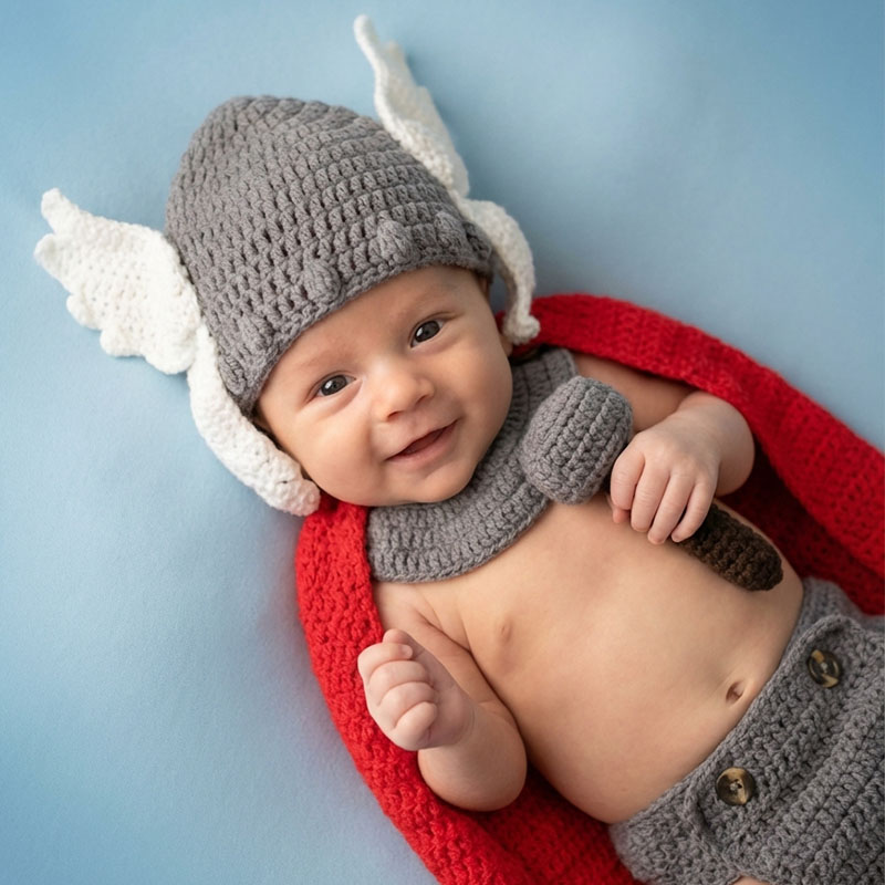Newborn Photography Props Thor - Baby Clothing 1 Year Old review and price