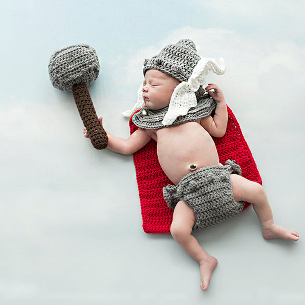 Newborn Photography Props Thor - Baby Clothing 1 Year Old review and price